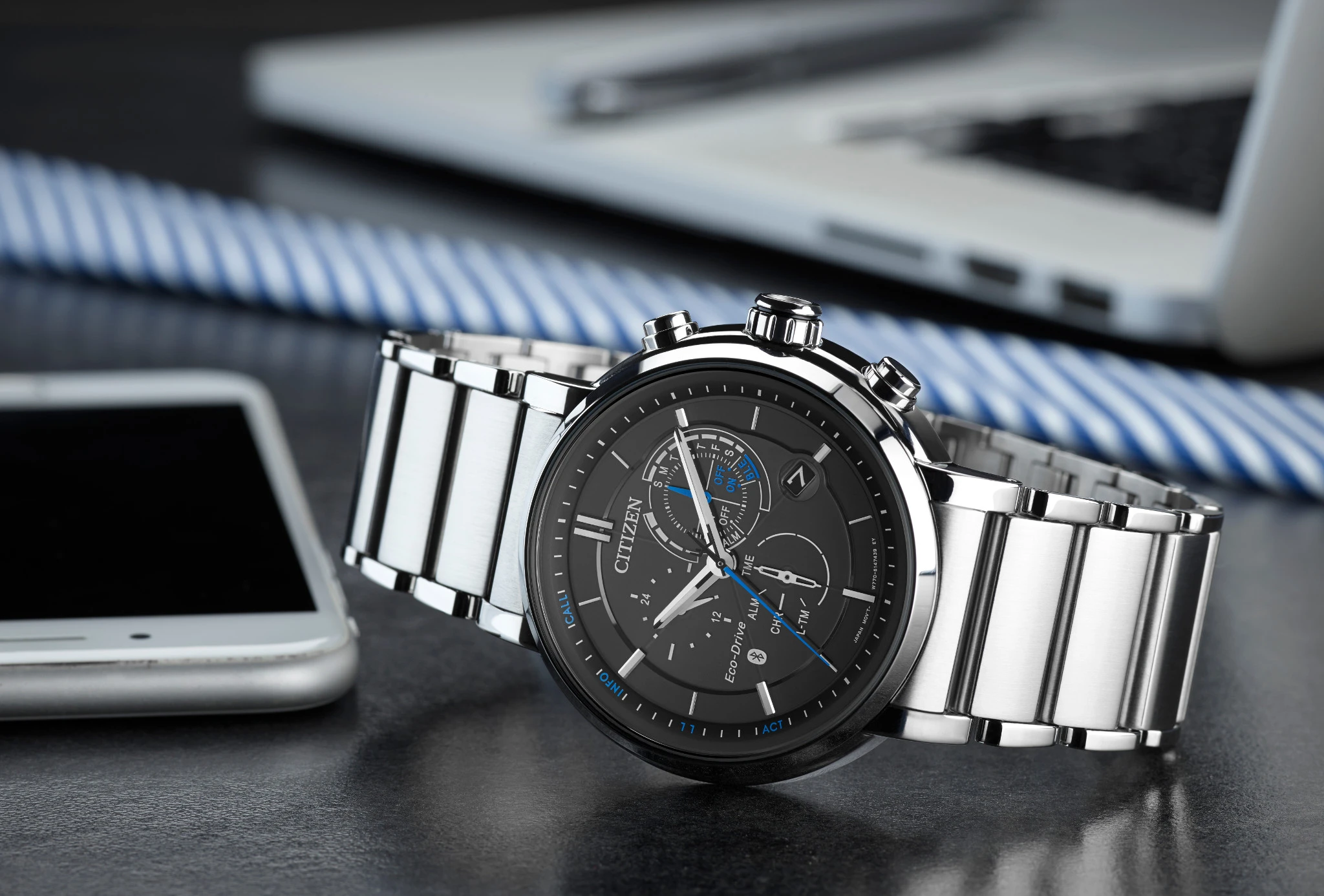 Proximity - Men's Eco-Drive BZ1000-54E Blue Accent Watch | CITIZEN